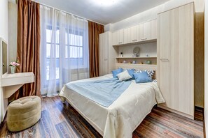 Basic-Apartment | 1 Schlafzimmer, Bügeleisen/Bügelbrett, kostenloses WLAN, Bettwäsche