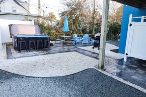 Outdoor dining - Beach Getaway• Hot Tub + EV Charger• 4 mi to Beach (Rehoboth Beach)