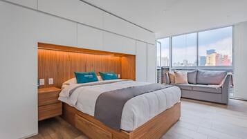 Habitación doble Deluxe | Ropa de cama hipoalergénica, wifi gratis y ropa de cama