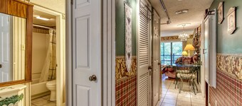 An out of the way condo hidden in mountain nature. 