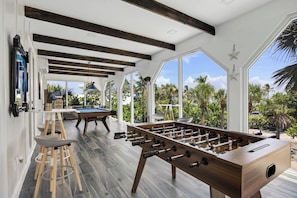 Games room - 4 Bedroom Beach Home on a Private Island with a Private Pool (Captiva)