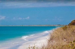 Beach nearby, sun-loungers
