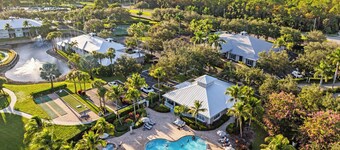 Messina Vacation Rental at Lely Resort. Spacious 3-BR, 2-Bath Condo with Lake Views and Handicap Accessibility. Enjoy Community Pool, Hot Tub, and Proximity to Naples Beaches and Dining