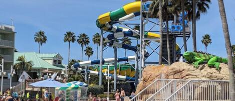 Piscina externa, piscina aquecida