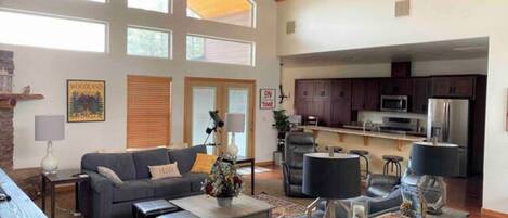 TV connectée, cheminée