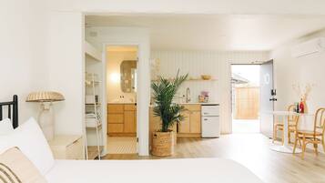 Deluxe Quadruple Room, Kitchen | View from room