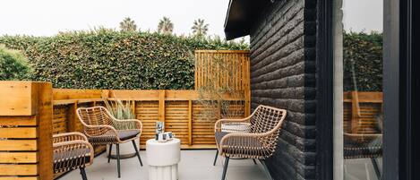 Deluxe Triple Room, Kitchen, Corner | View from room