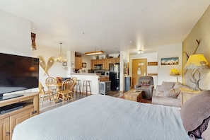 Iron/ironing board, free internet, bed sheets