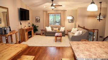 Smart TV, chimenea, Netflix y servicios de streaming