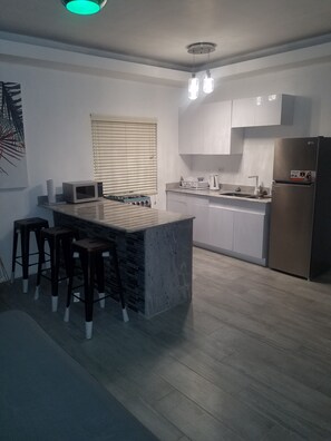 Private kitchen - Modernity Smart Apt- Ocho Rios  (Ocho Rios)