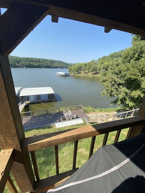 Property grounds - Cozy Lake-front Log Cabin in a large quiet cove w/ Kayaks (Stover)