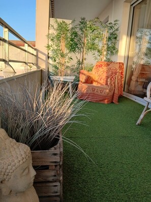 Exterior detail - Beautiful apartment with magnificent sea view (Arcachon)