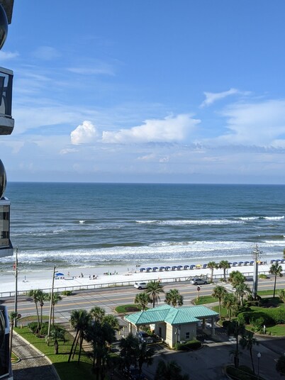 Beach front Condo with ocean view!!  