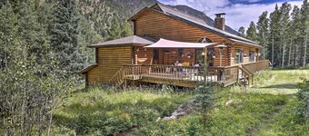 Silver Plume Mountain Haven with Views & Deck!