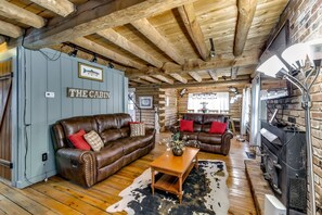 Smart TV, fireplace, video games