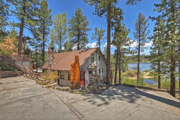 Exterior - Private Boat Dock!  Views! HOT TUB! Foosball! Historic Features! Updated Kitchen! (Big Bear Lake)