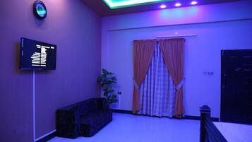 Deluxe Double Room | Living area | TV