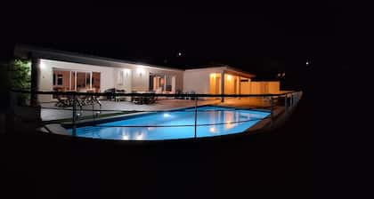 Spacious villa with private heated pool