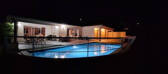 Spacious villa with private heated pool