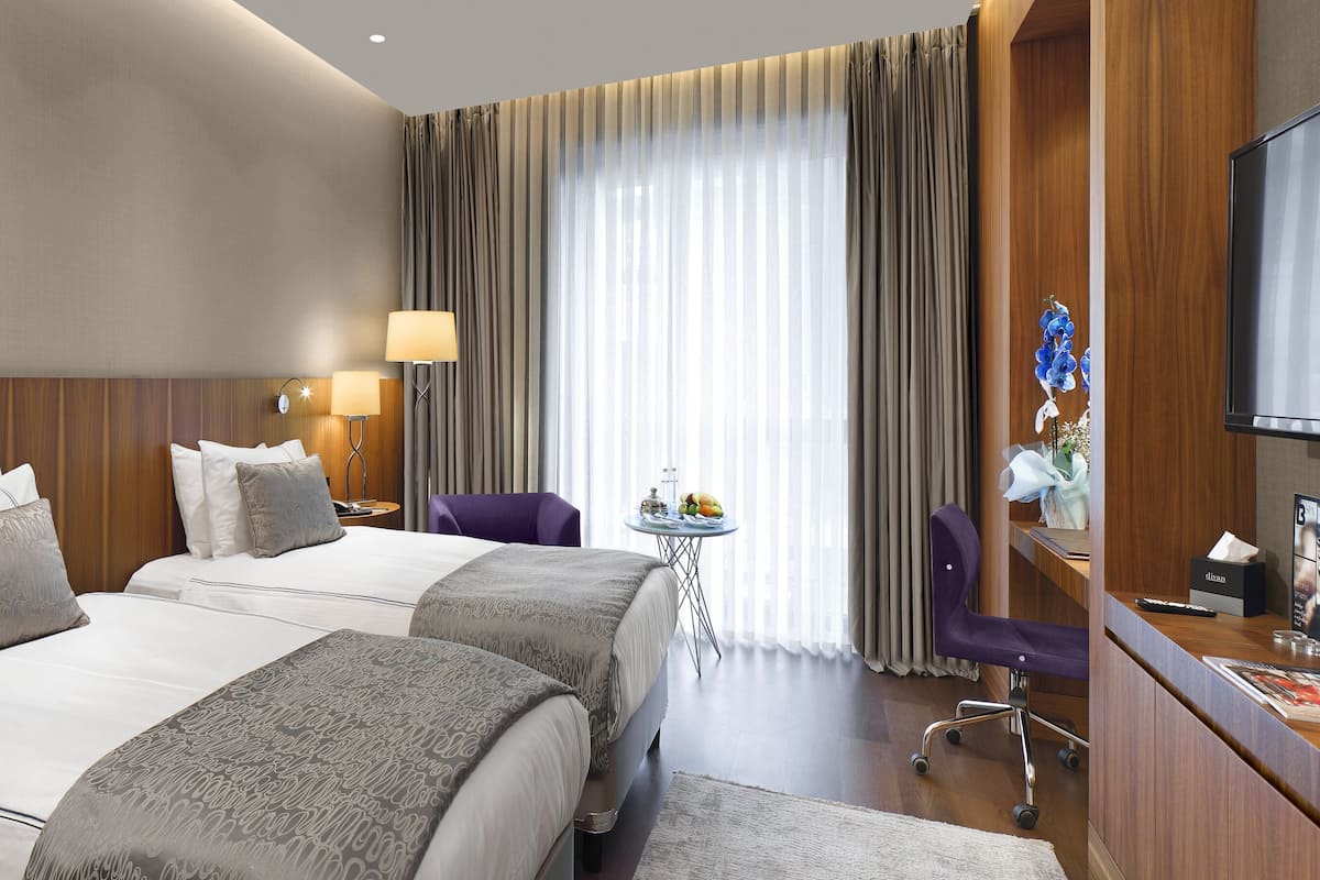 Superior Twin Room | In-room safe, desk, laptop workspace, iron/ironing board