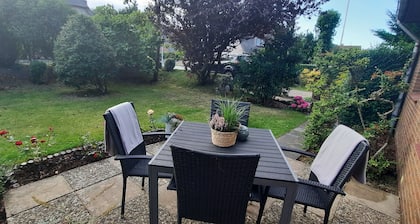 Large apartment with fireplace and washing machine