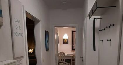 Large apartment with fireplace and washing machine