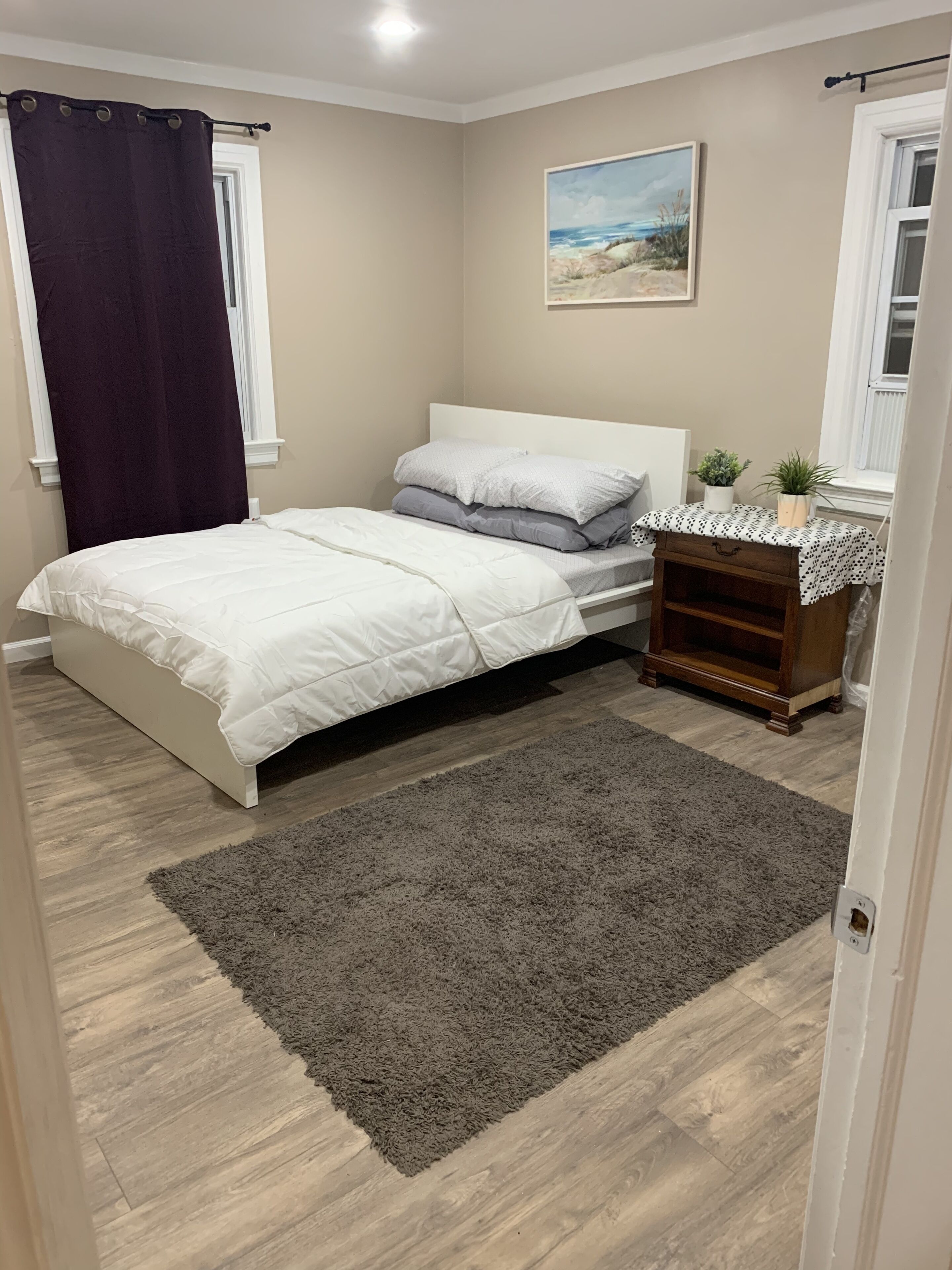 cozy home with a backyard; hackensack