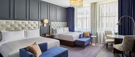 1 Schlafzimmer, italienische Bettbezüge von Frette