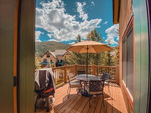 Maison mitoyenne, plusieurs lits, vue montagne (Red Hawk Townhomes 2338) | Balcon