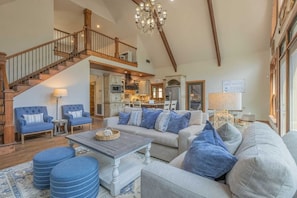 Smart TV, fireplace, video games, table tennis