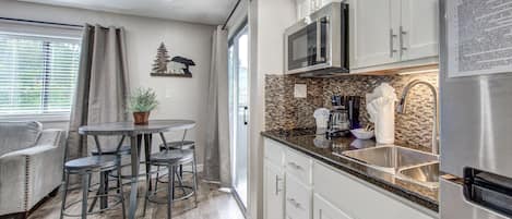 Condo, Multiple Beds, Mountain View | Private kitchen | Fridge, coffee/tea maker, cookware/dishes/utensils