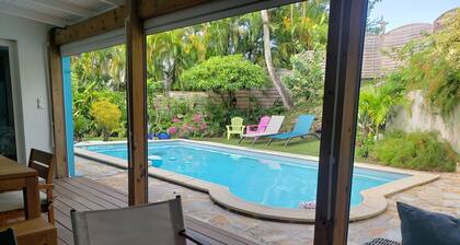 Sainte-Luce - Villa Filao, 4 bedrooms, private pool, walking distance to beach and town.