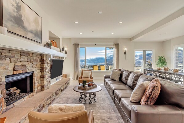 TV, fireplace - Experience the Majesty of Ogden Valley!! (Eden)
