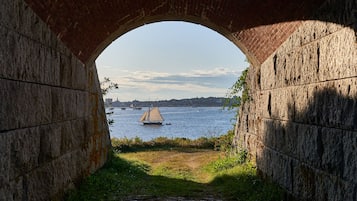 Udsigt fra overnatningsstedet