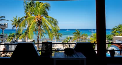 114Night Sep/Oct Ocean Beach Front 2 Bedrooms Villa Cozumel Snorkel Scuba Diving