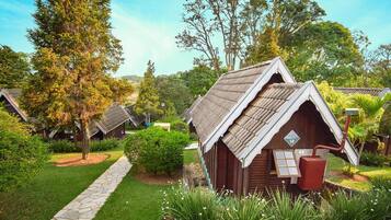 Deluxe-Ferienhütte | Ausblick vom Zimmer