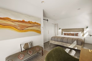 1 chambre, bureau, Wi-Fi, draps fournis