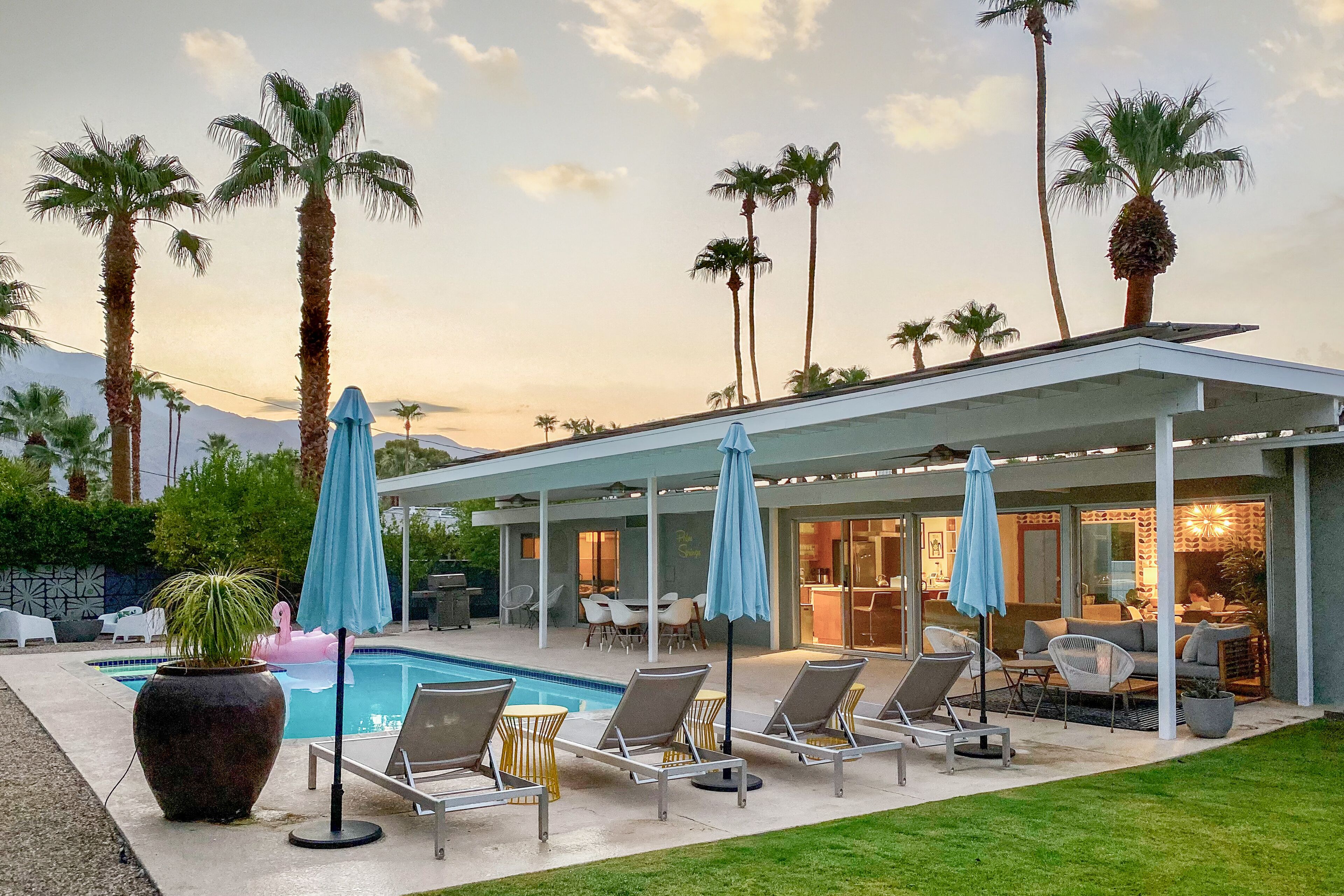 Incredible William Krisel-designed Alexander house with private pool & spa