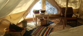 Tent in the czech jungle