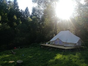 Overnattingsstedets uteområder