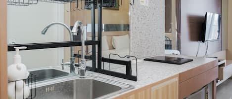 Kamar | 1 kamar tidur, Wi-Fi gratis, dan seprai linen