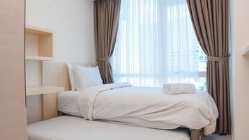 Kamar | 2 kamar tidur, Wi-Fi gratis, dan seprai linen