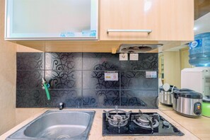 客房 | 私人廚房 | 雪櫃、爐具、廚房用具/餐具/器皿