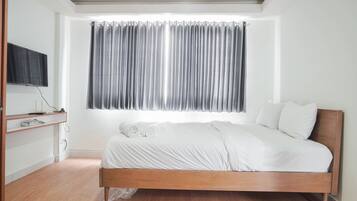 Kamar | 1 kamar tidur, Wi-Fi gratis, dan seprai linen