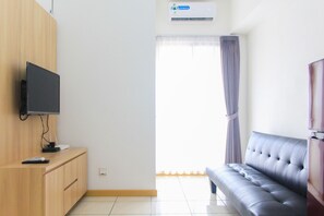 Room | Living room | TV - Spacious 2Br Apartment At M-Town Residence (Gading Serpong)
