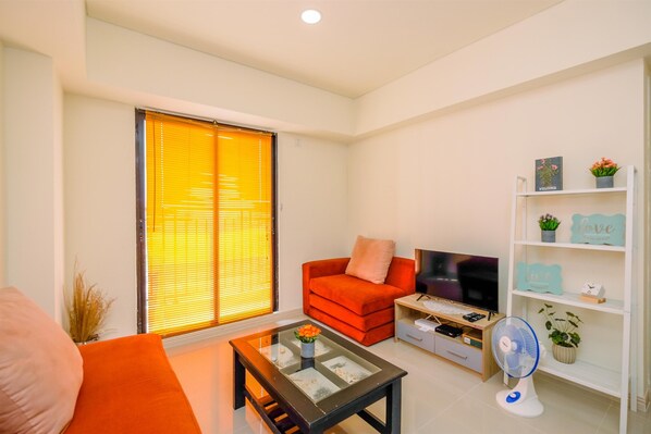 Living room - Homey And Simple 2Br At Meikarta Apartment (Cikarang)