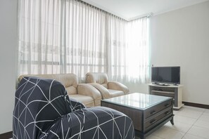 Living room - Homey 2Br At Pangeran Jayakarta Apartment (Jakarta)