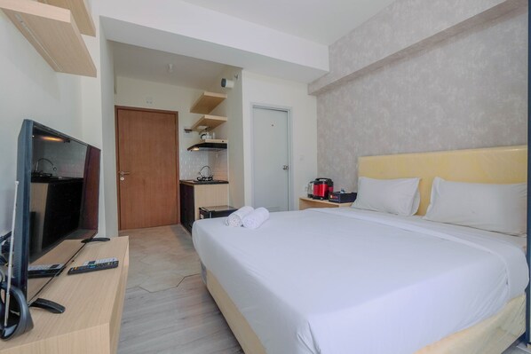 Chambre | 1 chambre, accès au Wi-Fi (inclus), literie fournie