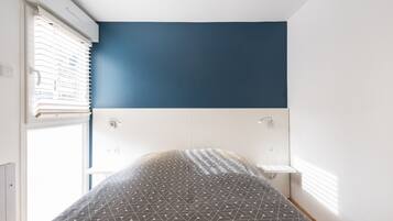 2 chambres, fer et planche Ă repasser, Wi-Fi gratuit, draps fournis