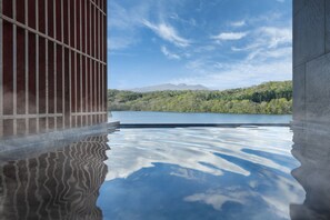 Japanese-style Suite with Outdoor Bath RB2, Non Smoking | Bathroom | Free toiletries, hair dryer, slippers, electronic bidet